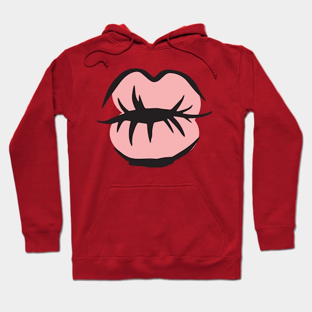 Big Kiss Hoodie by DavidAdel